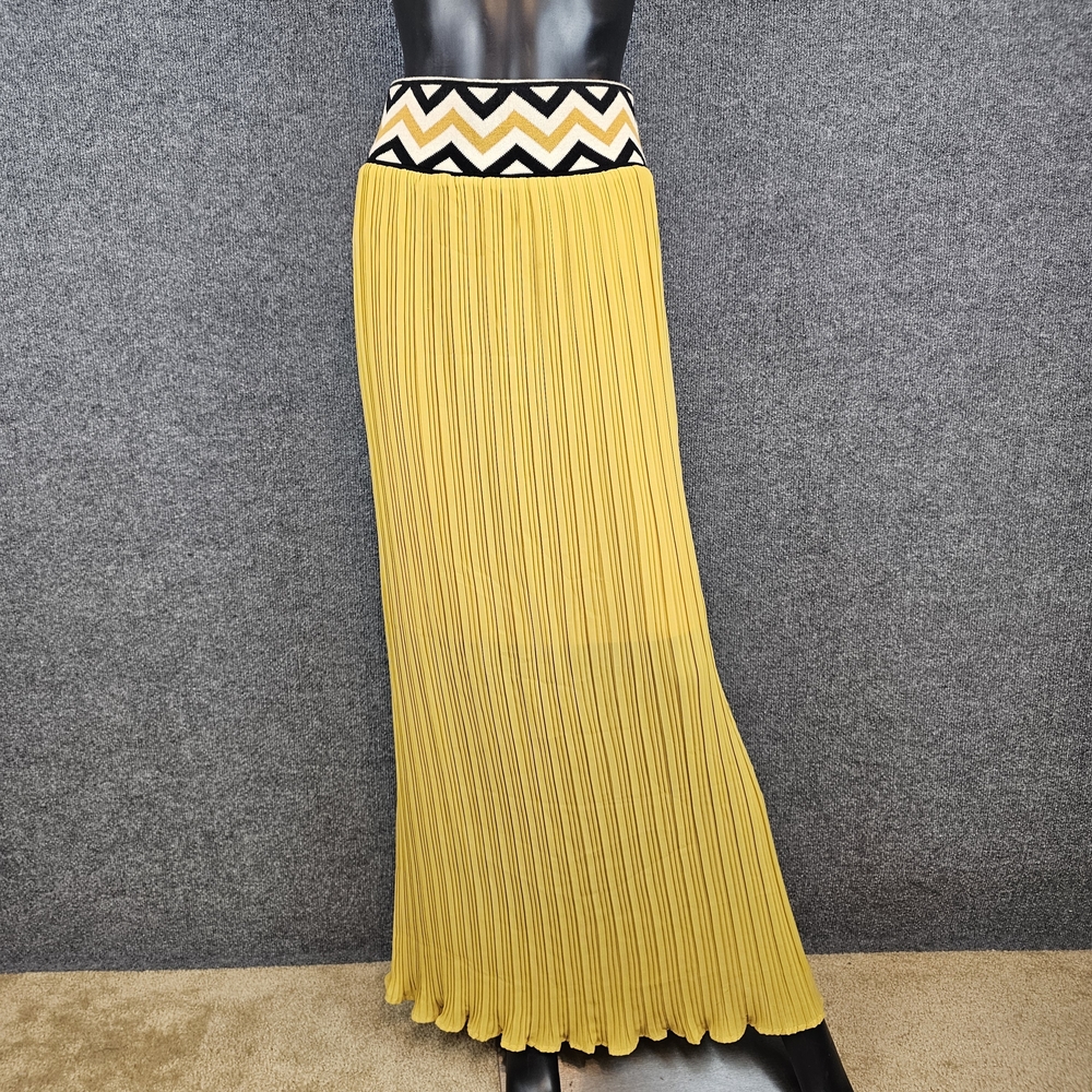 Mustard Magic! 💛 Anthropologie "Lucy & Laurel" Pleated Maxi Skirt| Size XL